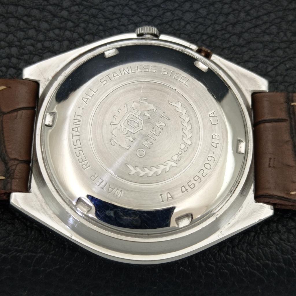 JAPAN VINTAGE ORIENT CRYSTAL AUTOMATIC 46941 MENS ORIGINAL DIAL WATCH a705022-1
