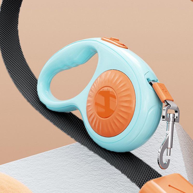 Pet Retractable Leash: Automatic Dog & Cat Walking Rope with Hot Wheels Design