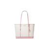 Schultertasche Jet Set Travel Presbyopie Bedruckt Große Kapazität Polyester Tragetasche Tragetasche Einkauf Handtasche Groß Damen Vanille Weiß mit Licht