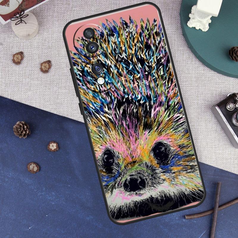 Süßer Igel Für Huawei P30 Pro P20 P40 P50 P Smart Nova 5T Honor Magic 5 Lite X8 X9a 50 70 Handyhülle