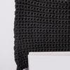 3-Tier Hanging Storage Bag Handwoven Breathable Mesh Cotton Wall Organizer with Hooks for Magazines Remote