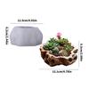 Premium Silicone Planter Mold For Resin Crafts With Realistic Wood Texture And Easy Demolding
