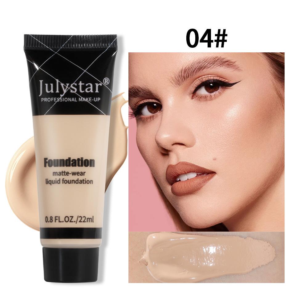 Beauty Facial Moisturizing Matte Foundation, Oil Control, Not Easy To Take Off Makeup Concealer Foundation
