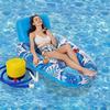Inflatable Pool Float Adult - Pool Floaties Lounger Floats Raft Floating PVC Water Pool Floating Chair Tanning Float for Adults