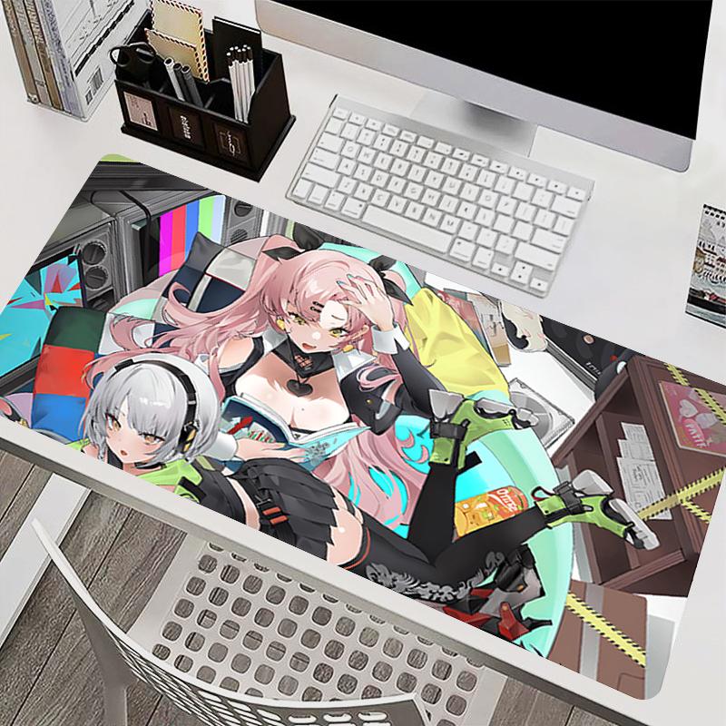 Kawaii Mouse Pad Gamer Notebook Desk Mat Xxl Large Gaming Keyboard Pad Hd Print Zzenless Zone Zero Nicole Demara Anime Mousepad