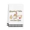 Christmas gift hanging kitchen towel hand wipe absorbent towel household bathroom cartoon hanging towel cleaning rag