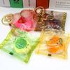 Novelty Pineapple Bread Keychain Squeeze Slow Rebound Pinch Pendant  Children Gift