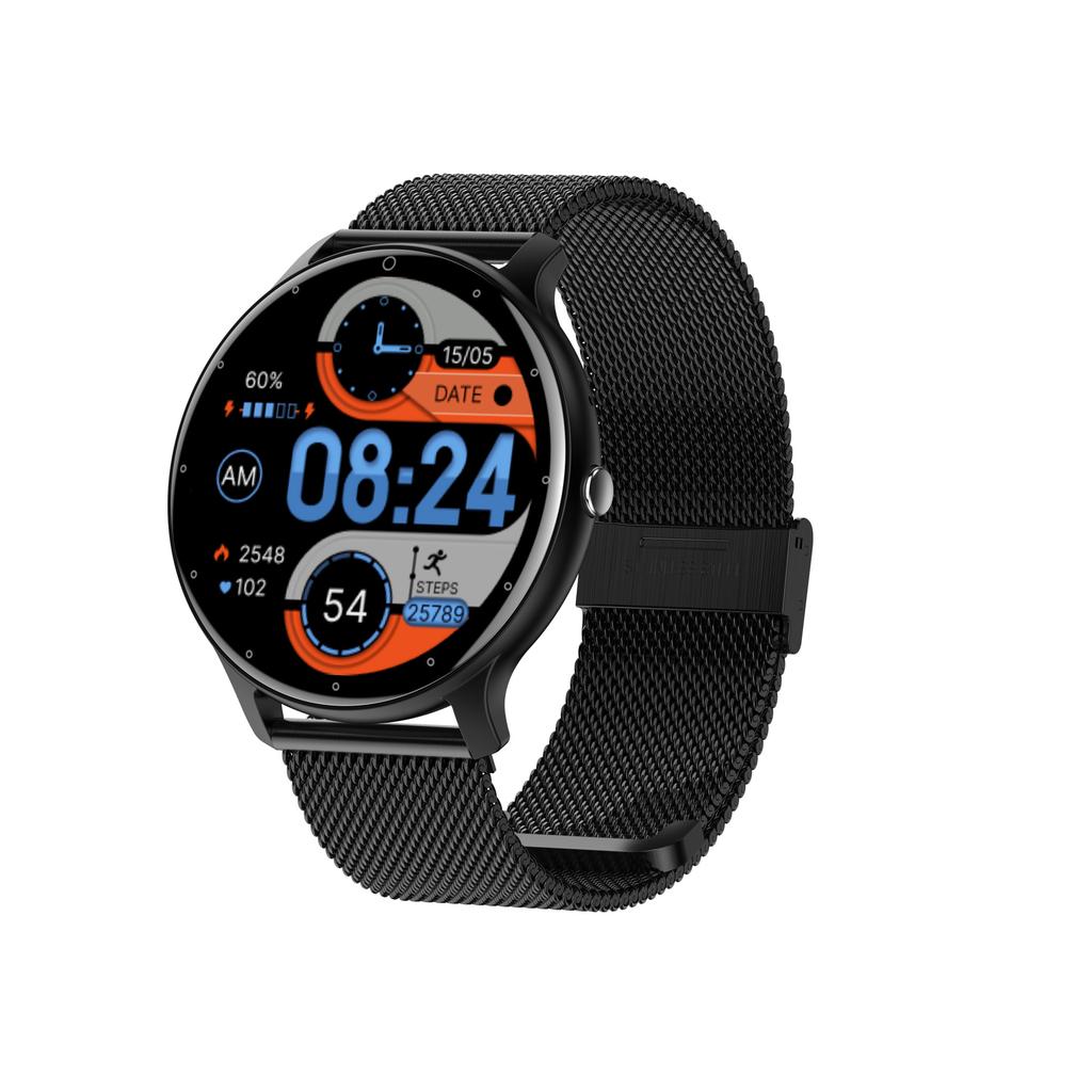 C14PRO Smart Watch Bluetooth Calling Heart Rate Blood Pressure Weather Music Sports Voice Assistant Metal Strap
