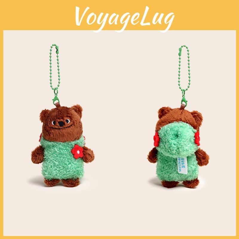 Bear Plush Couple Keychain With Clothing Design For Collectors And Use Daily