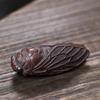 Creative Cicada Yixing Purple Clay Tea Pet Small Golden Cicada Tea Figurine Tea Play Toys Statue Tea Ceremony Cafes Ornaments