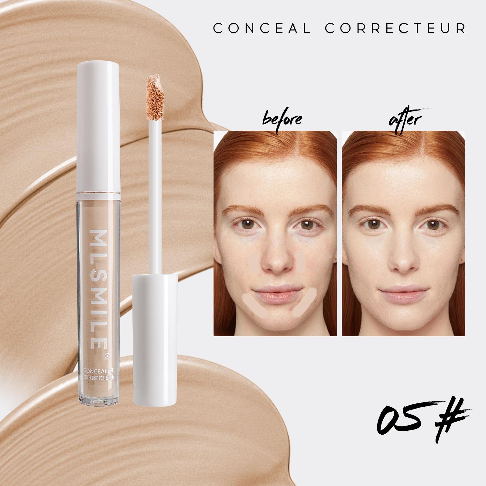 

MLSMILE Colored concealer, facial brightening, contouring, darkening, eye circles and tear troughs toner foundation 2ml