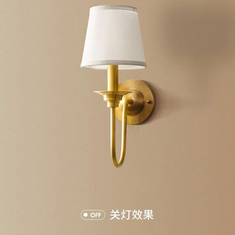 Full Copper American Wall Lamp Mirror Light Modern Led Wall Light for Home Decor Living Room Bedroom Sconce Industrial Luminaire
