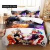 3d Printing Anime The King Of Fighter Bedding Set Boys Girls Twin Queen Size Duvet Cover Pillowcase Bed Kids Adult Home Textile