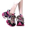 Ins Tide Dad Shoes Women's 2025 Spring New Thick-soled Small Sports Shoes Heightened Lace-up Comfortable Casual Women's Shoes C