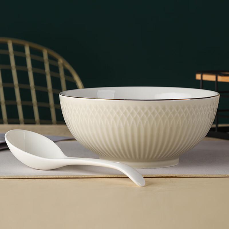 Jingdezhen Nordic Style Ceramic Soup Bowl