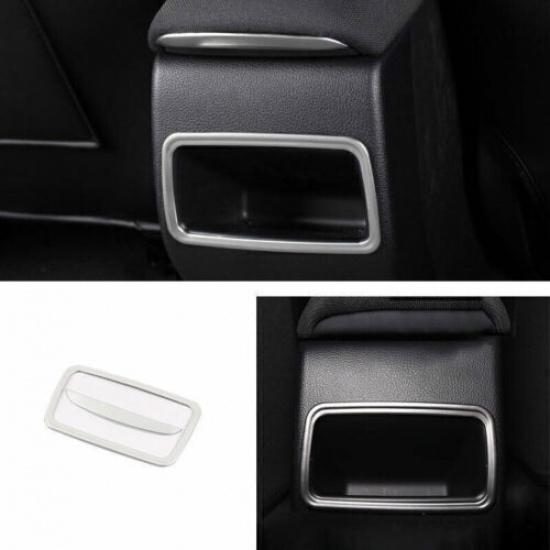 Cover Trim For Toyota Corolla - Rear Air Outlet Vent Silver Steel 2pcs