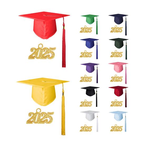 Mezuniyet Kepi Unutulmaz Göz Alıcı Kumaş Pratik Renkli Mezuniyet Şapkası Öğrenci için