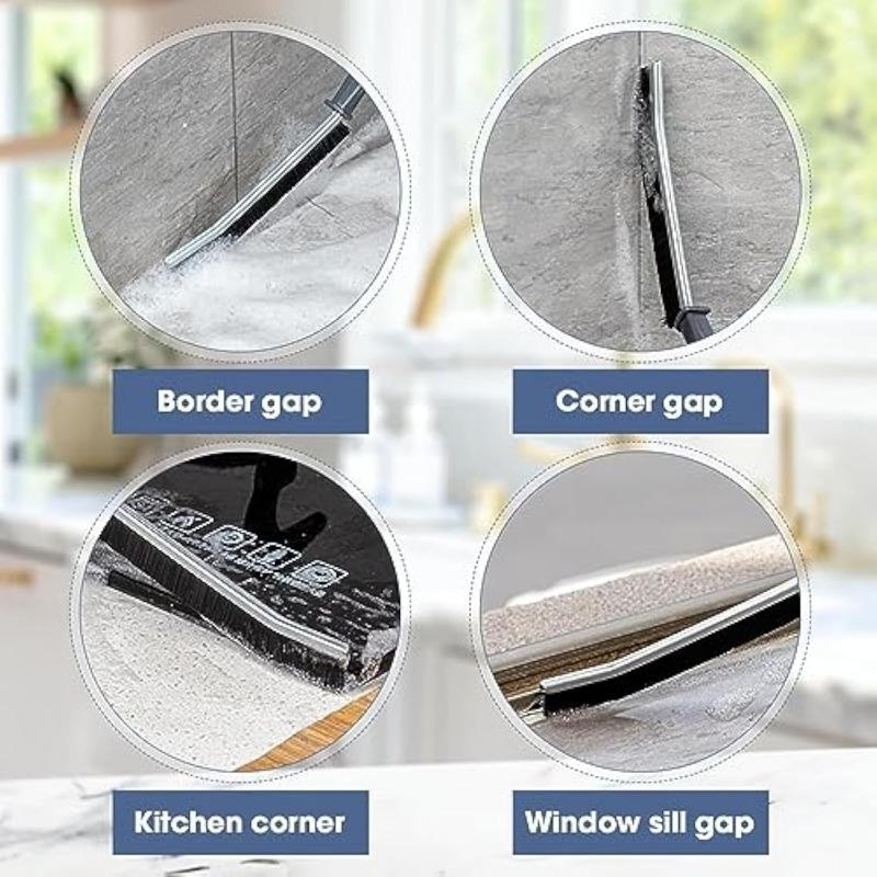 Hard-Bristled Crevice Cleaning Brush Grout Cleaner Scrub Brush Deep Tile Joints Crevice Gap Cleaning Brush Tools Accessories
