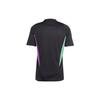 adidas FC Bayern Tiro 23 Trainings-Trikot Colorblock V-Ausschnitt Kurzarm Fußballshirt Herren Oberteile Schwarz IB1521