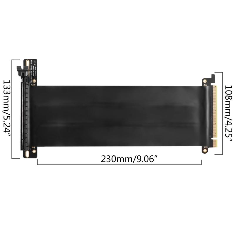 High Speed PC Graphics Cards PCIExpress Connector Cable Risers Card PCI-E 3.0 X16 Flexible Cable Xpansion Port Adapter