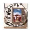 6-inch Wrought Iron Photo Frame Hollow Pull-out Design Metal Frame for Home Bedroom Desk Decoration Personal Photo Decoration