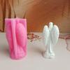 3D Winged Girl Silicone Molds Epoxy Resin Molds for Candle Soap Making Fondant Silicone Mould for Candy Chocolate Baking