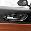 4PCS Car Inner Door Bowl Cover Trim Carbon Fiber Sticker Decal fits for Alfa Romeo Giulia Stelvio Tonale 2016 2017 2018      2024 2025 2026 Interior