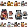 One Piece Backpack Set 3pcs School Bags With Crossbody Lunch Bags And Pencil Case Durable Oxford Material