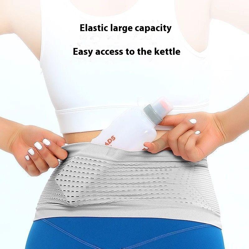 1Pc Seamless Invisible Running Waist Belt Bag Gym Bags Lightweight Invisible Mobile Phone Bags Portable Elastic Run Cycling Bag