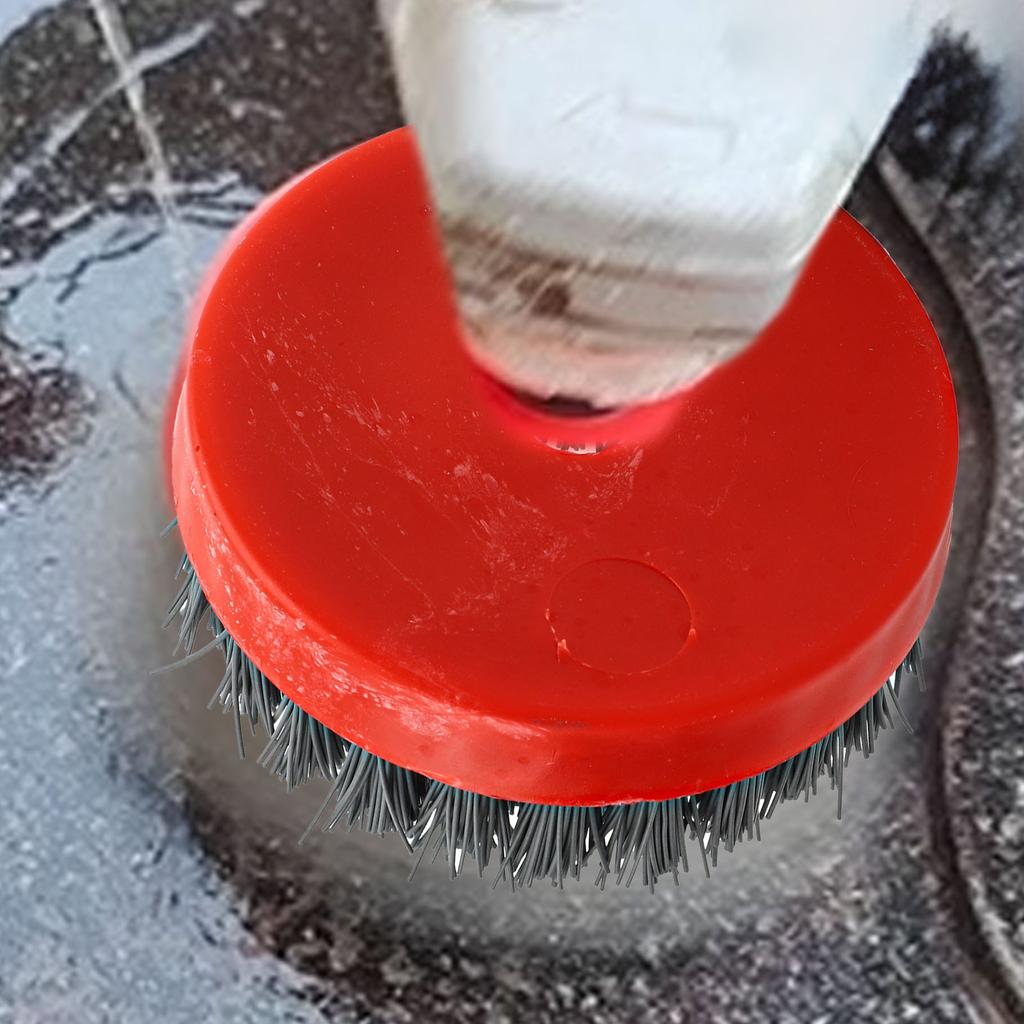 Cleaning Tool Grinding Tool Polishing Tool Brush Abrasive Brush Antique Brushes Nylon Brush 36 3000 4inch 110mm Red Color