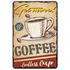 Vintage Coffee Metal Tin Sign Plaque Metal Plate Retro Wall Art Posters For Cafe Bar Pub Kitchen Club Iron Painting Decoration