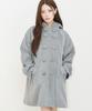 ILLIGO Cozy Hoodie Button Coat Grey