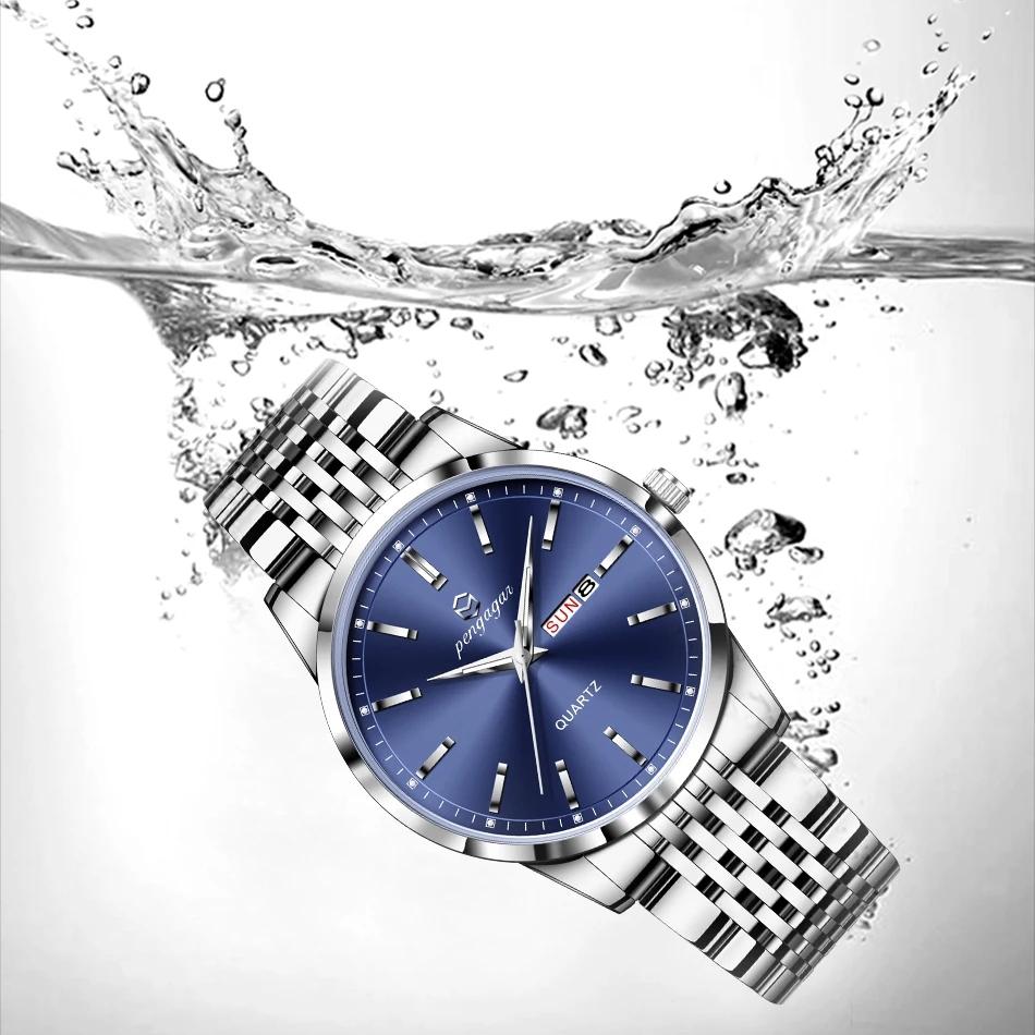 Top Brand Luxury Man Wristwatch Waterproof Luminous Date Men Watches Stainless Steel Quartz Watch