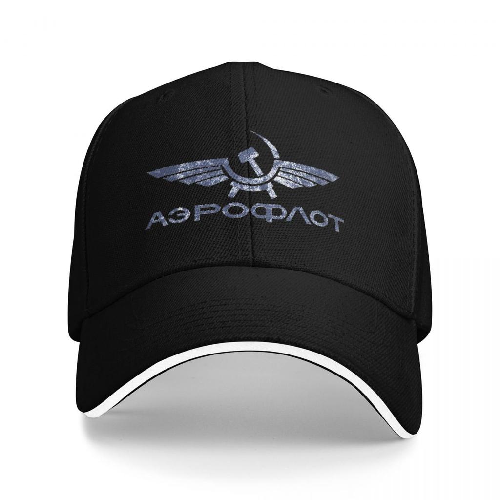 Aeroflot Aviation Russe Pilote Aerospace Aviateur Baseball Caps Snapback Baseball Hats Breathable Casual Casquette for Unisex