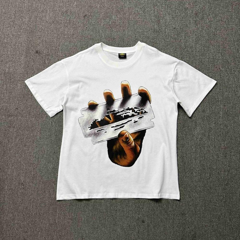 Summer Men Women Cotton Tshirt Oversized Short Sleeve T Shirt Trend Brand Print T-shirt Tops Tee Fashion Streetwear Clothes