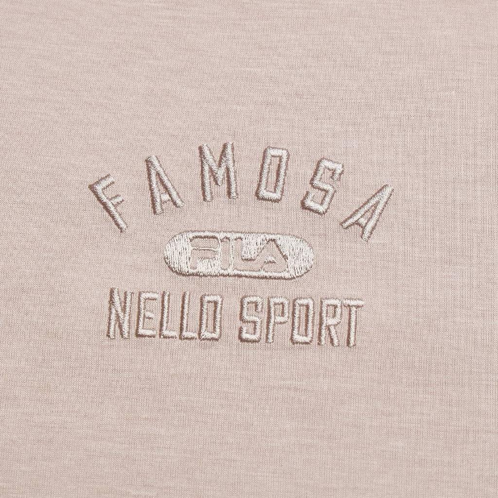 FILA Milano Series Loose Fit Crew Neck Pullover Knit Short Sleeve T-Shirt Men tops F11M615107F-PK