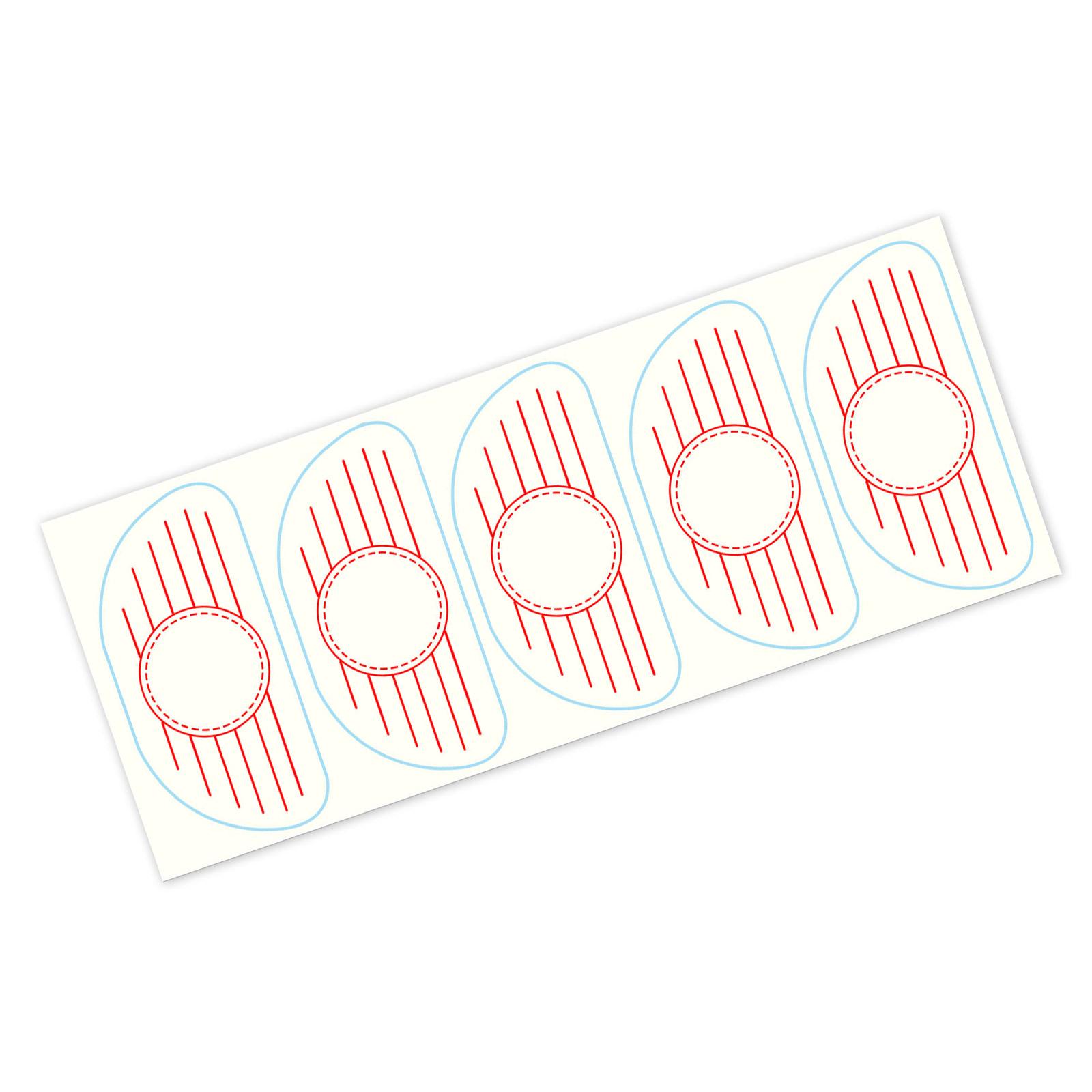 

Golf Swing Tape Golf Impact Tape Labels for Woods Irons Putters Golf Club Impact Sticker Golf Training Aids for Practice 4