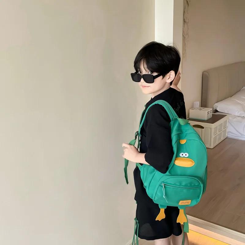 Cool Duck Backpack Fashionable Casual Versatile Children Schoolbag Stylish Backpack Student Bag