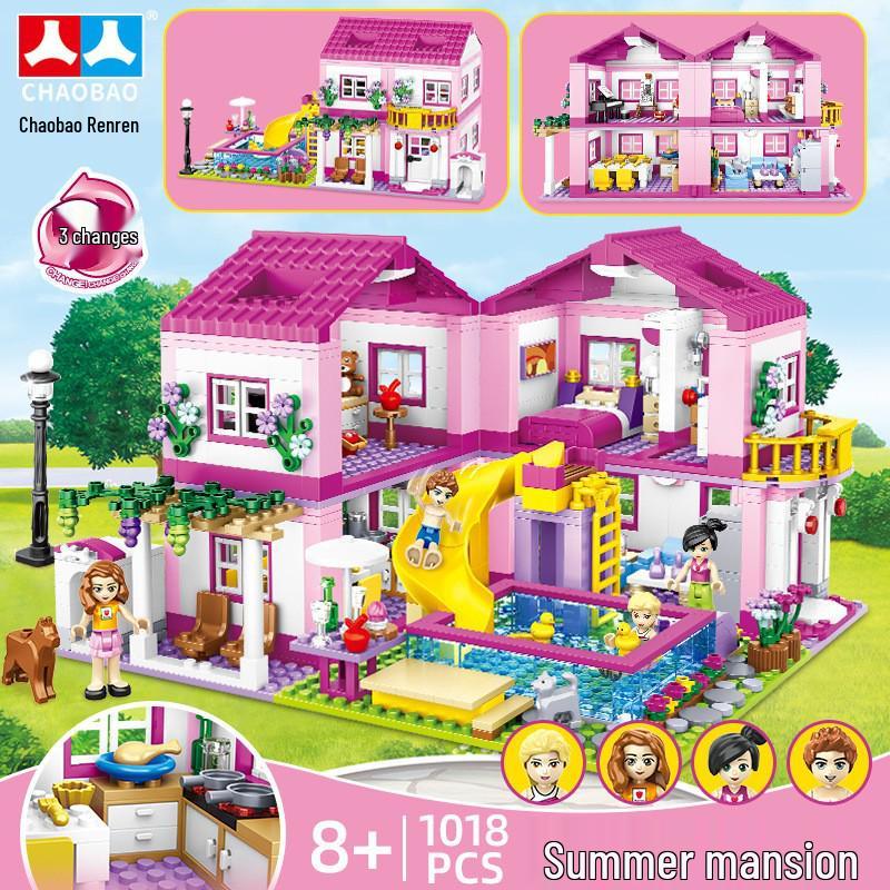 Princess Castle Treehouse Building Blocks - Compatible with Lego, Perfect for Girls