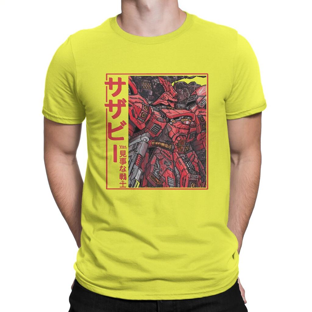 Men T-Shirts Sazabi CU Leisure 100% Cotton Tee Shirt Short Sleeve Sazabi T Shirt Crew Neck Clothing 4XL 5XL