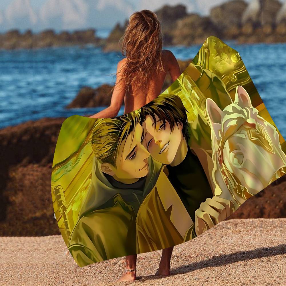 Anime Killing Stalk Big Microfiber Beach Towels Quick Dry Towel Sand Beach Towels Pool Towel for Travel Swim Pool Yoga