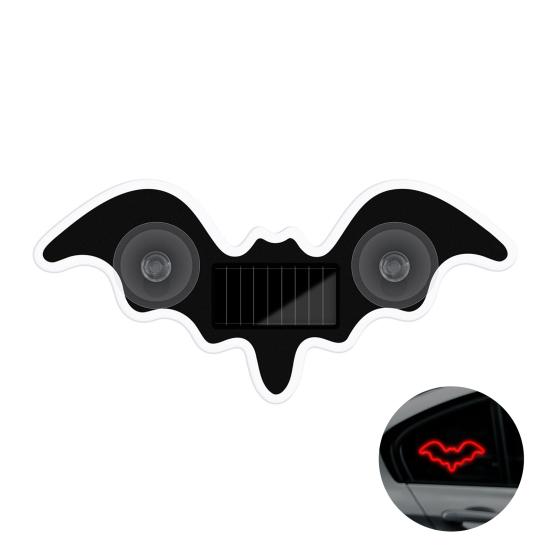 

Solar Bat Shape LED Car Window Light Decorative Interior Atmosphere Lamp for Car Door Dashboard Triangle Window Unique Vehicle