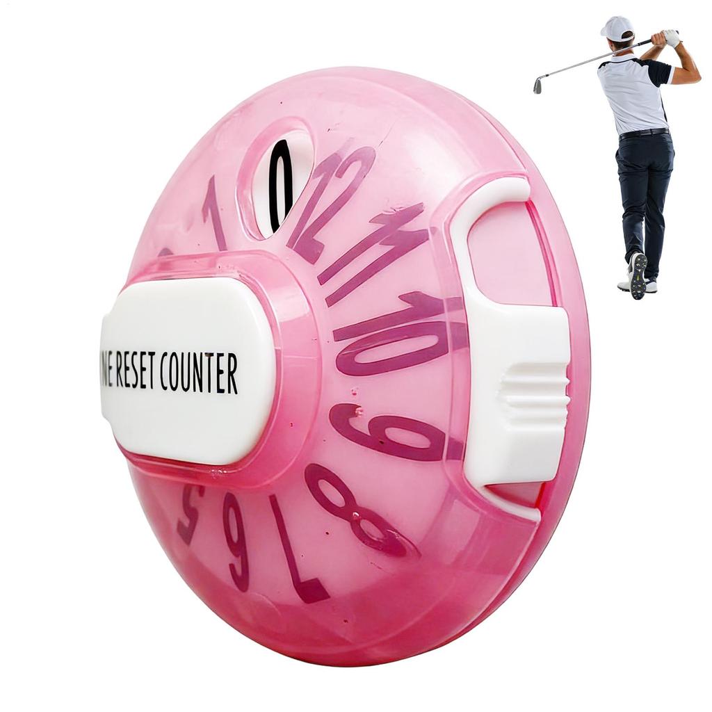 Golf Zählgerät Mini Schläge Klicker Zählhilfen Ein-Tasten-Reset Golfschläge Zähler Scorekeeper Für Trainingsspiel