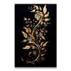 1pcs Canvas Painting Dark Golden Flower Wheat Canvas Painting Decorative Paintings Wall Decor Art Mural Wall Decoration for Home No Frame