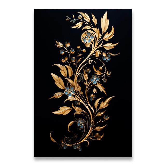 1pcs Canvas Painting Dark Golden Flower Wheat Canvas Painting Decorative Paintings Wall Decor Art Mural Wall Decoration for Home No Frame