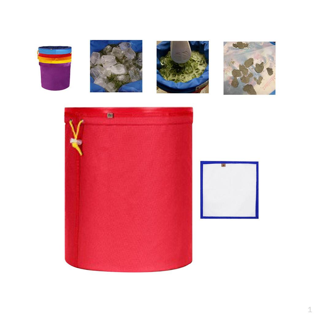 5 Gallon Nylon Strainer Bag for Kitchen Use with Pressing Screen