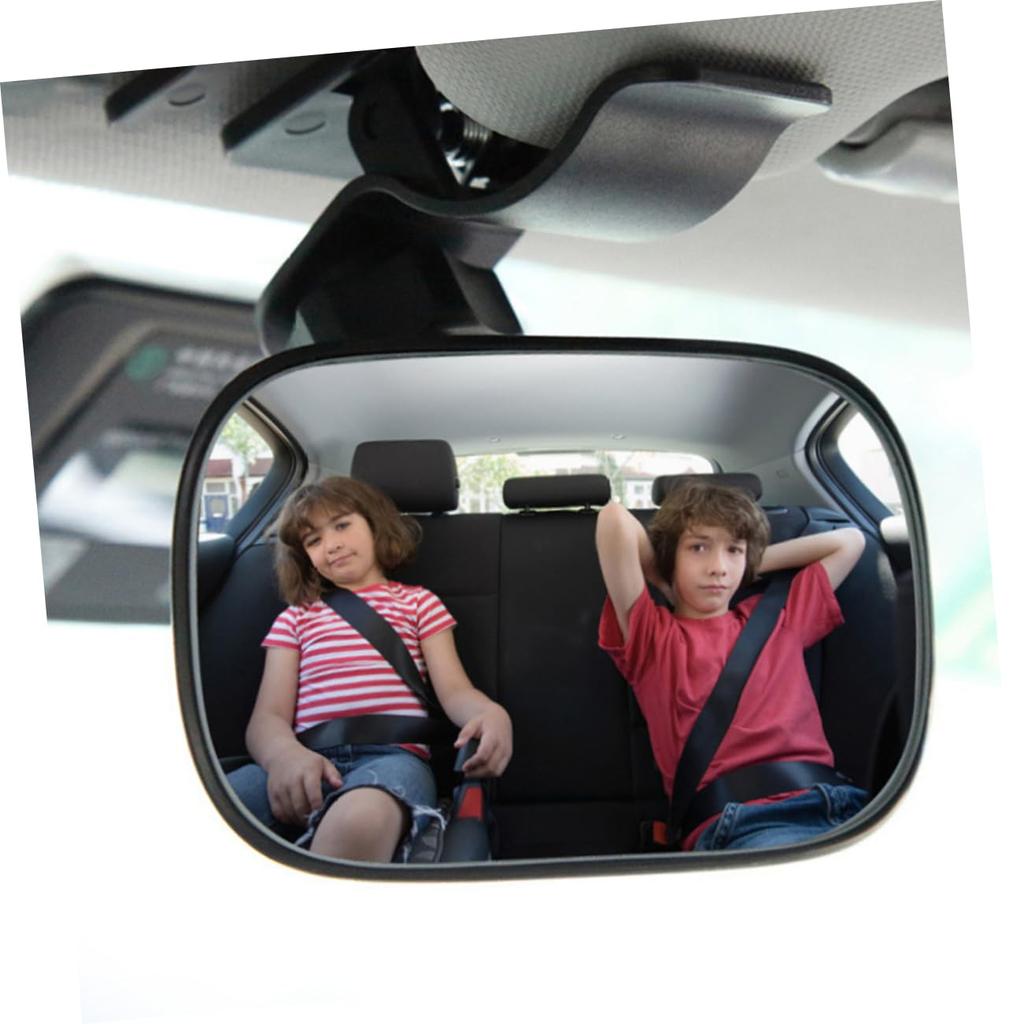 UKCOCO Observation Mirror Squeegee Car Interior Rearview Mirror Facing Car Vanity Mirror Rear Camera