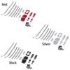 For MN1/12 MN82 LC79 1/12 RC Car Upgrade, Rear Axle Fixing Parts, Rear Shock Absorber Spring Steel Plate Metal Parts Accessories