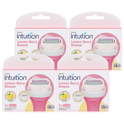 Intuition Lemon Berry Breeze Women's Epilator Blade Refills 3 Pcs 4 Pcs