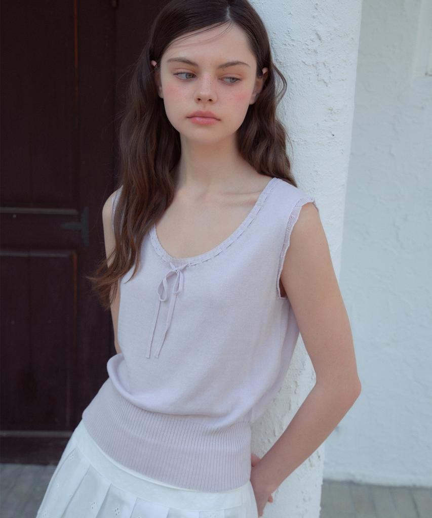 Aueonoseuteljia Delia Sleeveless Knit_Soft Pink(Oc26Kn24)